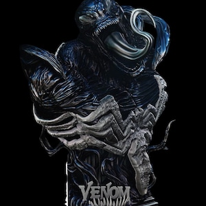 Venom|Marvel|Comics|Game|Bust|Sculpture|3D Model|Figure|Collectibles