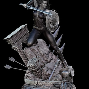 Wonder Girl|DC Universe|Movie|Sculpture|3D Model|Collectible Figure