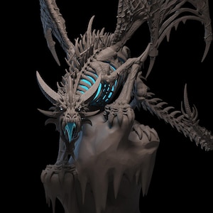 Sindragosa|World of Warcraft|Game|Sculpture|3D Model|Collectible Figure