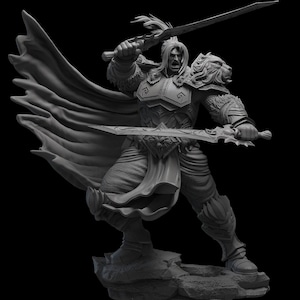 Varian Wrynn|World of Warcraft|Game|Film|Sculpture|3D Resin Model|Collectible Figure
