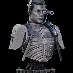 Van Damme|Universal Soldier|Film|Bust|Sculpture|3D Model|Collectible Figure