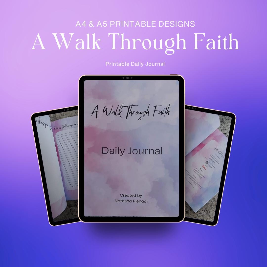 Digital Prayer Journal | Christian Bible Study & Reflection Notebook ...