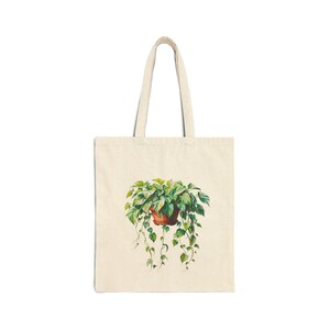 Botanical Cotton Canvas Tote Bag for Plant Lovers, Eco-Friendly Shopping Bag, Reusable Grocery Tote, Perfect Gift for Gardeners, [...]