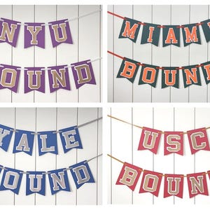 Custom College Bound Banner Personalized: Graduation Party Banner 2026 ...