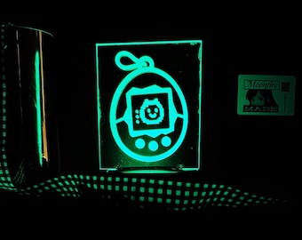 Tamagotchi Night Light | Retro 90s LED Lamp | Anime & Gamer Room Decor