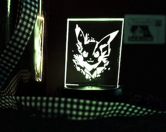 Pikachu Pokémon Night Light | Custom Pokémon Card LED Lamp | Gamer & Anime Room Decor
