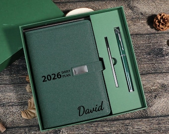 Custom weekly planner,Personalized 2026 Planner Notebook,Daily Planner 2026,Custom Daily Organizer,Schedule Book 2026 planner,Christmas Gift