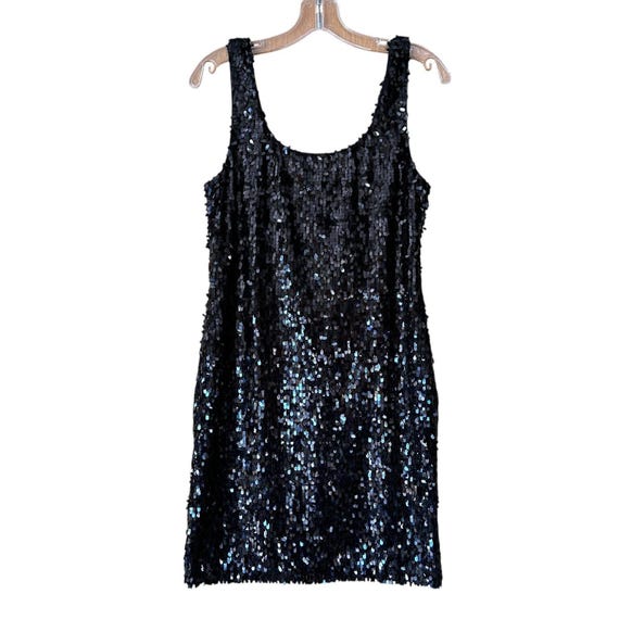 black glitter bodycon dress Black Sequin Bodycon Mini Dress with Lace Trim 51675