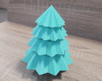 3D Printed Christmas Tree Maze – Puzzle Gift Box, Cash Holder