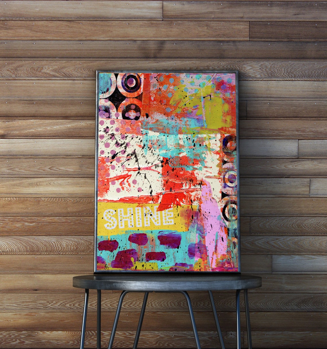 Two Prints Set of Two Geometric Art Abstract Geometric Art Etsy