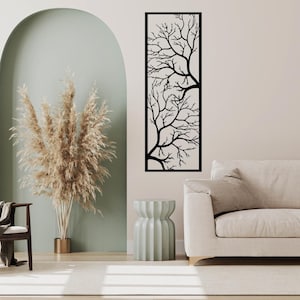 Bare Tree Panel SVG, Leafless Tree Clipart, Rustic Silhouette (Digital Download)