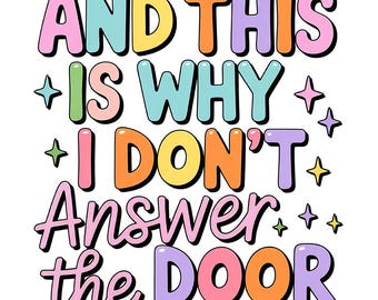 Funny Introvert PNG SVG, Sarcastic Quote Design (Digital Download)