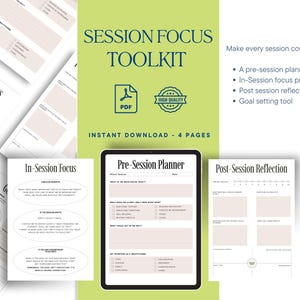 Session Focus Toolkit for Practitioners | Improve Session Effectiveness | Support Worker Resource | Reflection & Planning Pack