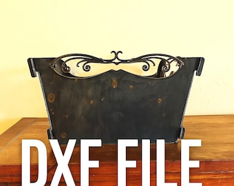 Archivo DXF de jardinera metálica plegable (solo descarga digital)
