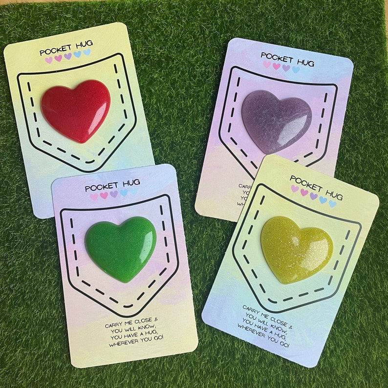 Printable Pocket Hug Template Etsy