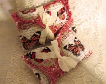 French Lavender Sachet Vintage French Market Butterfly Sachet Handmade Tranquil Night Sleep with this Lavender Sachet