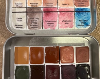 Handmade Watercolor, Natural Earth Pigment and Mineral Watercolors, Fine Art Watercolor, Non-Toxic Watercolors, Armenian Pigment