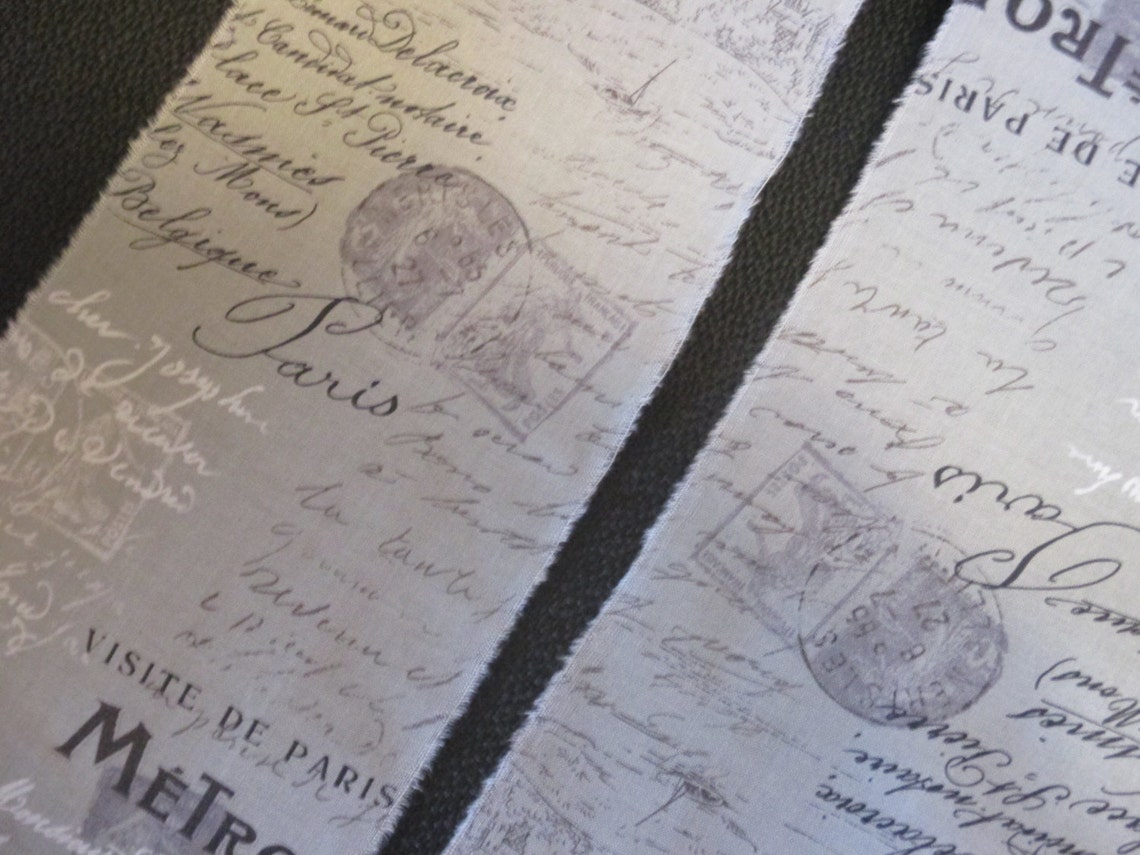 French Inspired Ribbon French Script Trim Wide Trim French - Etsy