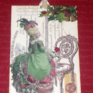 Marie Antoinette Gift Tags for Christmas ECS Paris