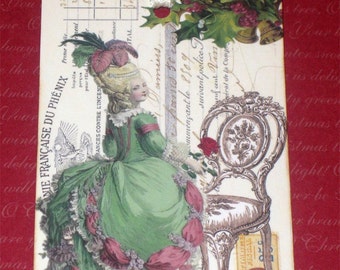 Marie Antoinette Gift Tags for Christmas ECS Paris