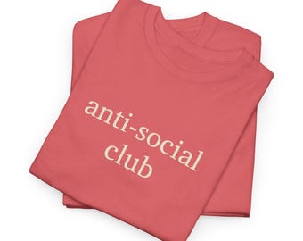 Anti-Social Club Unisex Cotton Tee: Comfortable Trendy Fashion