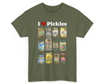 Pickle Jar Graphic Tee: Funny Foodie T-Shirt, Summer BBQ Wear