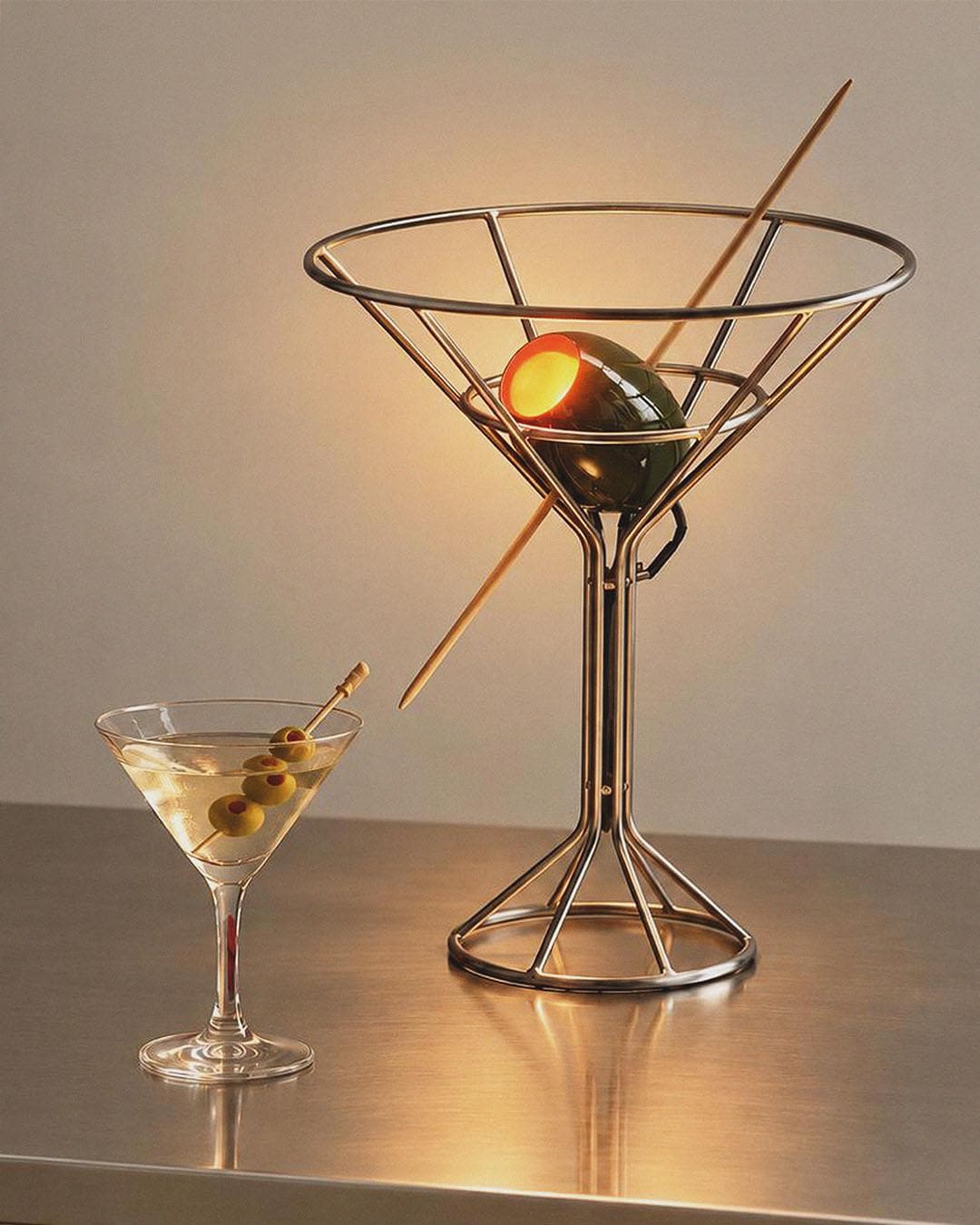 Vintage martini lamp - Etsy 日本