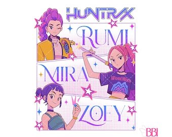 De-mon Hunters PNG | Instant Download