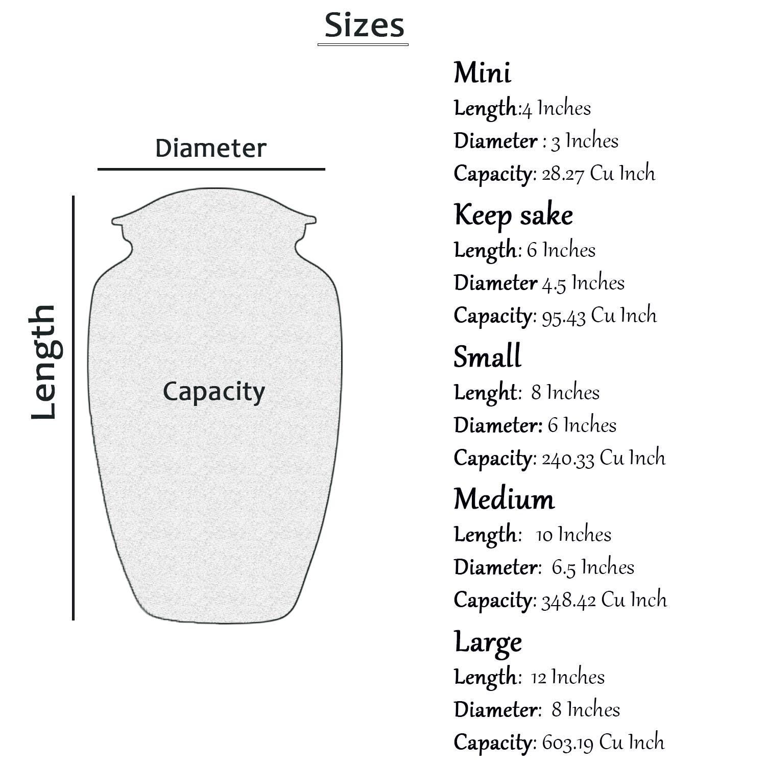 Blooming Garden Cremation Urn for Ashes – Floral Tribute Urn | Elegant ...