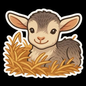 Animal Stickers: Random Pack (2x2 in, 4 pc)