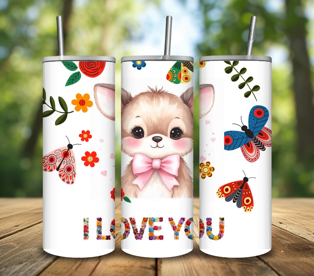 Teddy Bear Tumbler Design 20 Oz Skinny Tumbler Sublimation Design ...