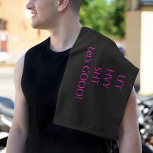 Motivational Rally Towel for Gym Enthusiasts, Workout Towel, Fitness Gift, Sports Towels, Exercise Accessories