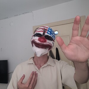 Payday 2 Dallas Mask for Payday 2 Fans– Hand Painted Cosplay Mask – Realistic Cosplay Replica – Halloween & Collectible – Ships in 2 Weeks