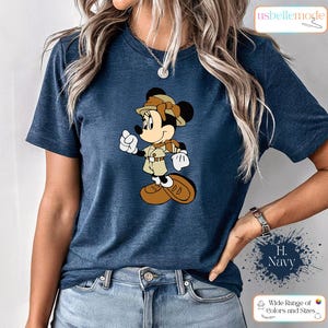 Mickey Mouse Safari Explorer T-Shirt, Disney Animal Kingdom Adventure Tee, Vacation Souvenir Disney World Expedition Shirt