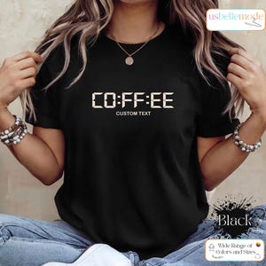 Custom Coffee Shop Logo Shirt: Personalized Barista Gift