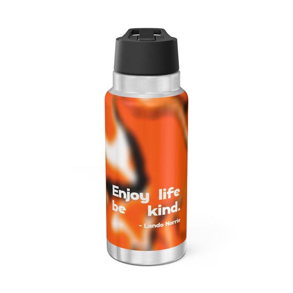 Lando Norris F1 Ln4 Quote | 32oz Stainless Water Bottle - Etsy