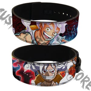Luffy Anime lever belt Powerlifting lever belt Anime Gym belt , Luffy Weightlifting belt Anime Lever Belt 4&quot; Wide Heavy Duty | Lever belt |