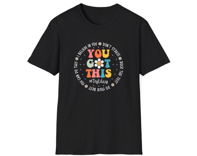 You Got This T-Shirt | Retro Colorful Motivational Typography
