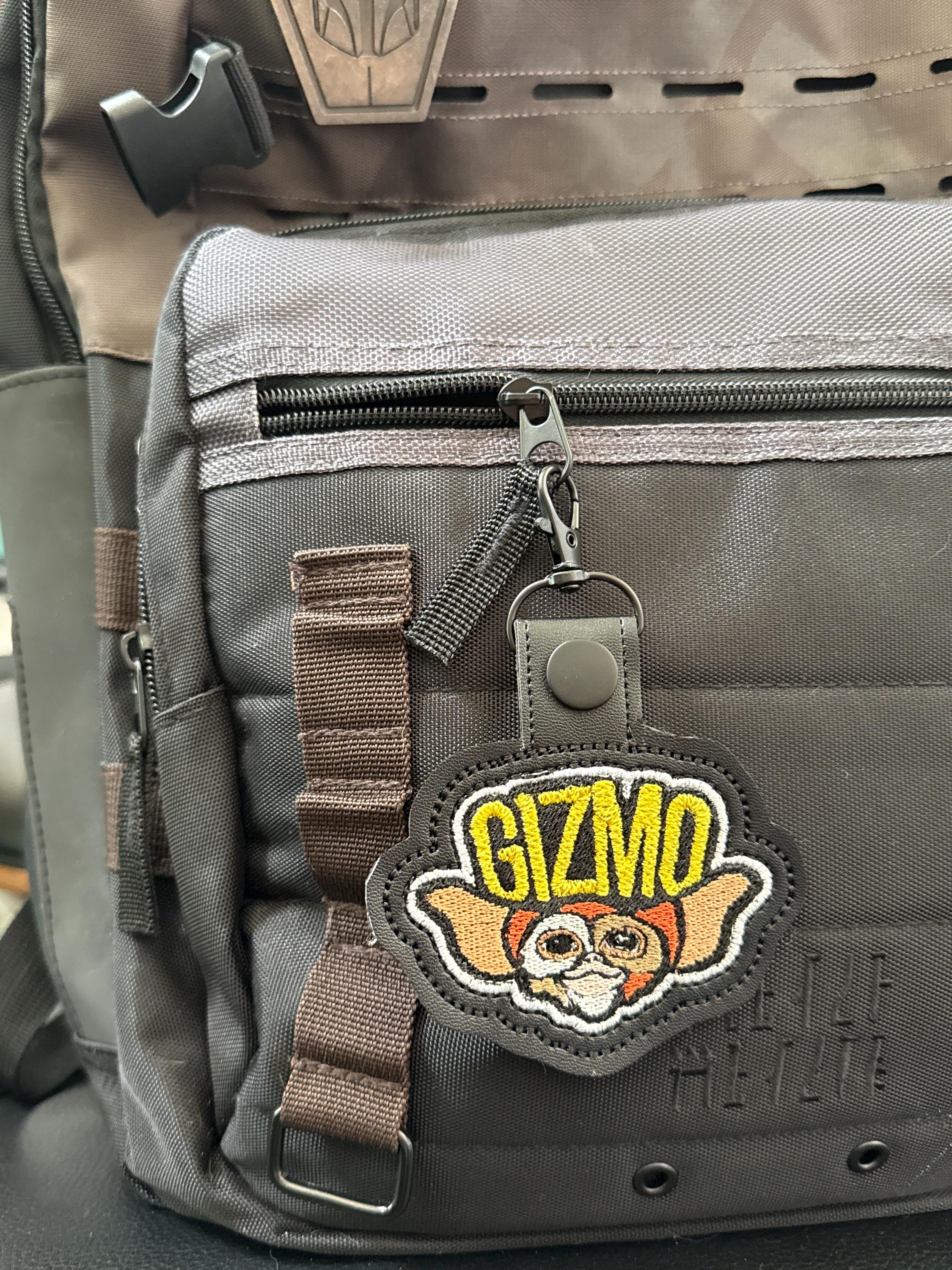 Gizmo Bag Tag | Embroidered Zipper Pull | Retro 80s Gremlins Gift
