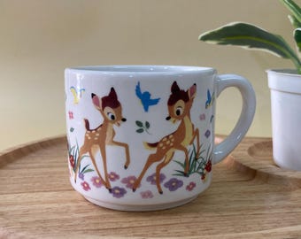 Vintage Bambi Ceramic Coffee Mug | Nostalgic Disney Collectibles Sony Creative Products