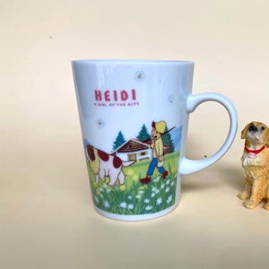 Heidi Girl of the Alps Ceramic Mug | Anime Collectible Family Mart Novelty