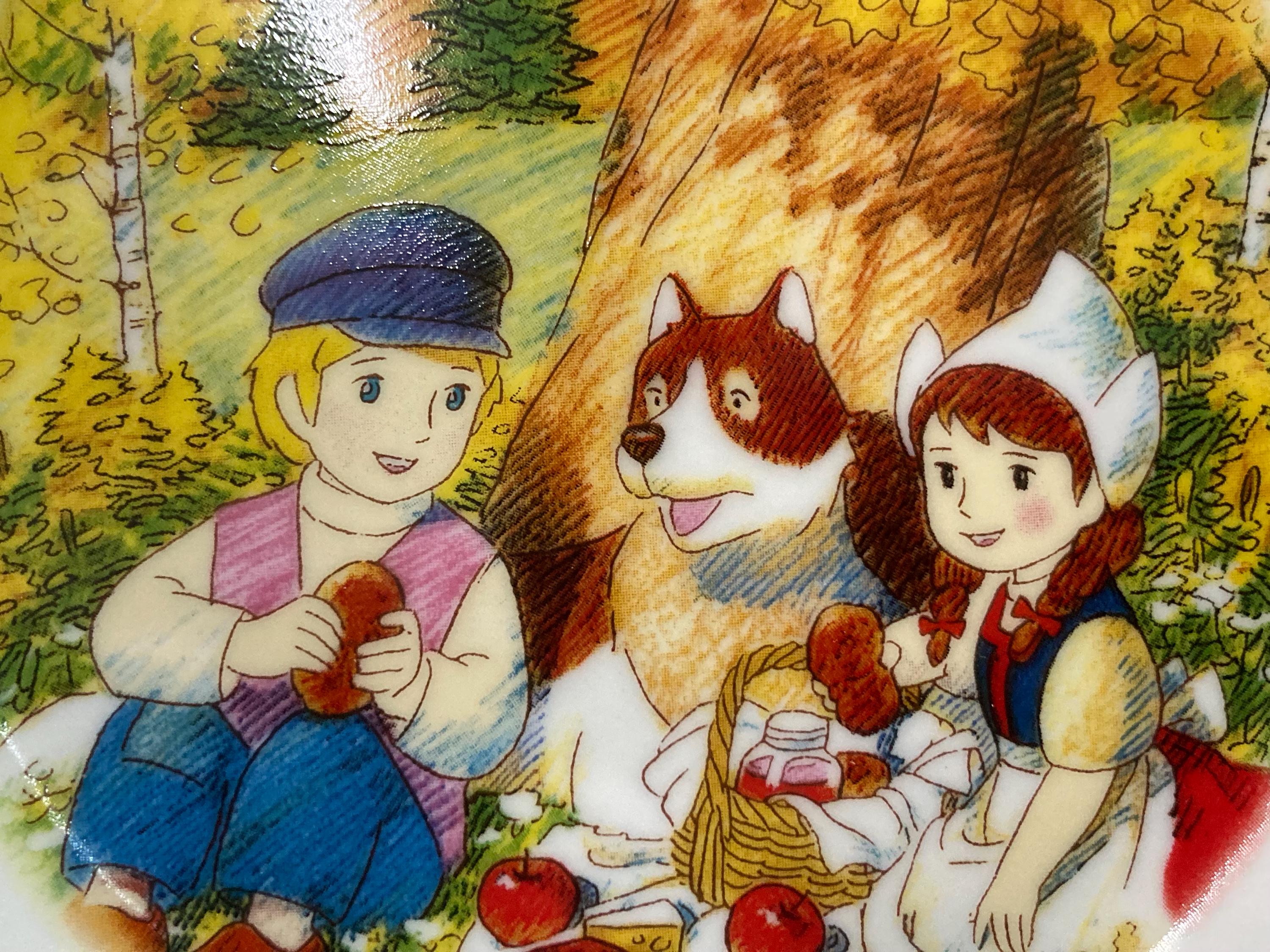 食器 A Dog of Flanders. Not for Sale. A Dog of Flanders Vintage Collectible Plate — delightful