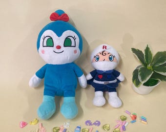 アンパンマンのキャラクター 3 体 - ばいきんまん、アンパンマン