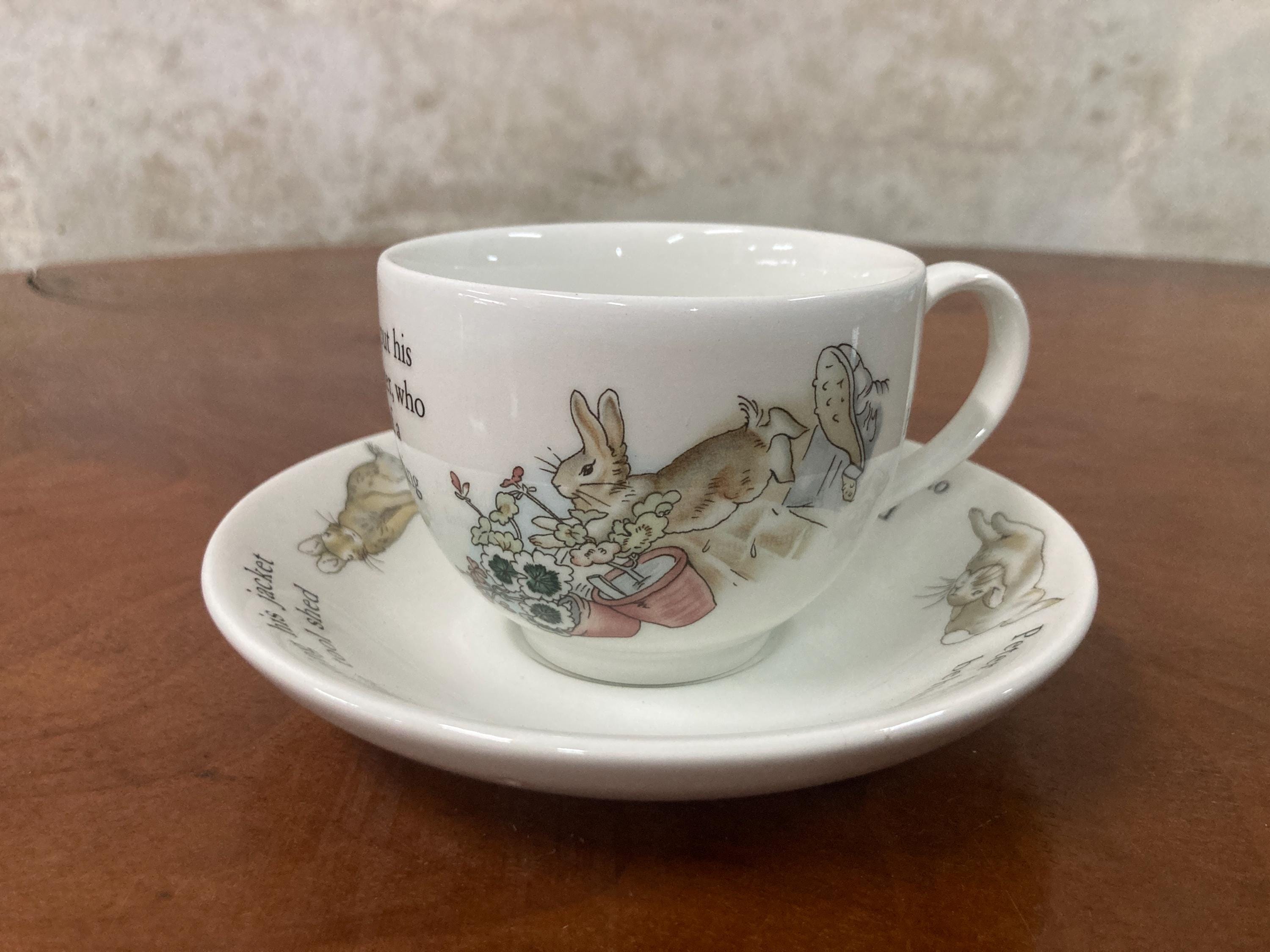 Peter Rabbit Tea Cup Wedgewood - Etsy