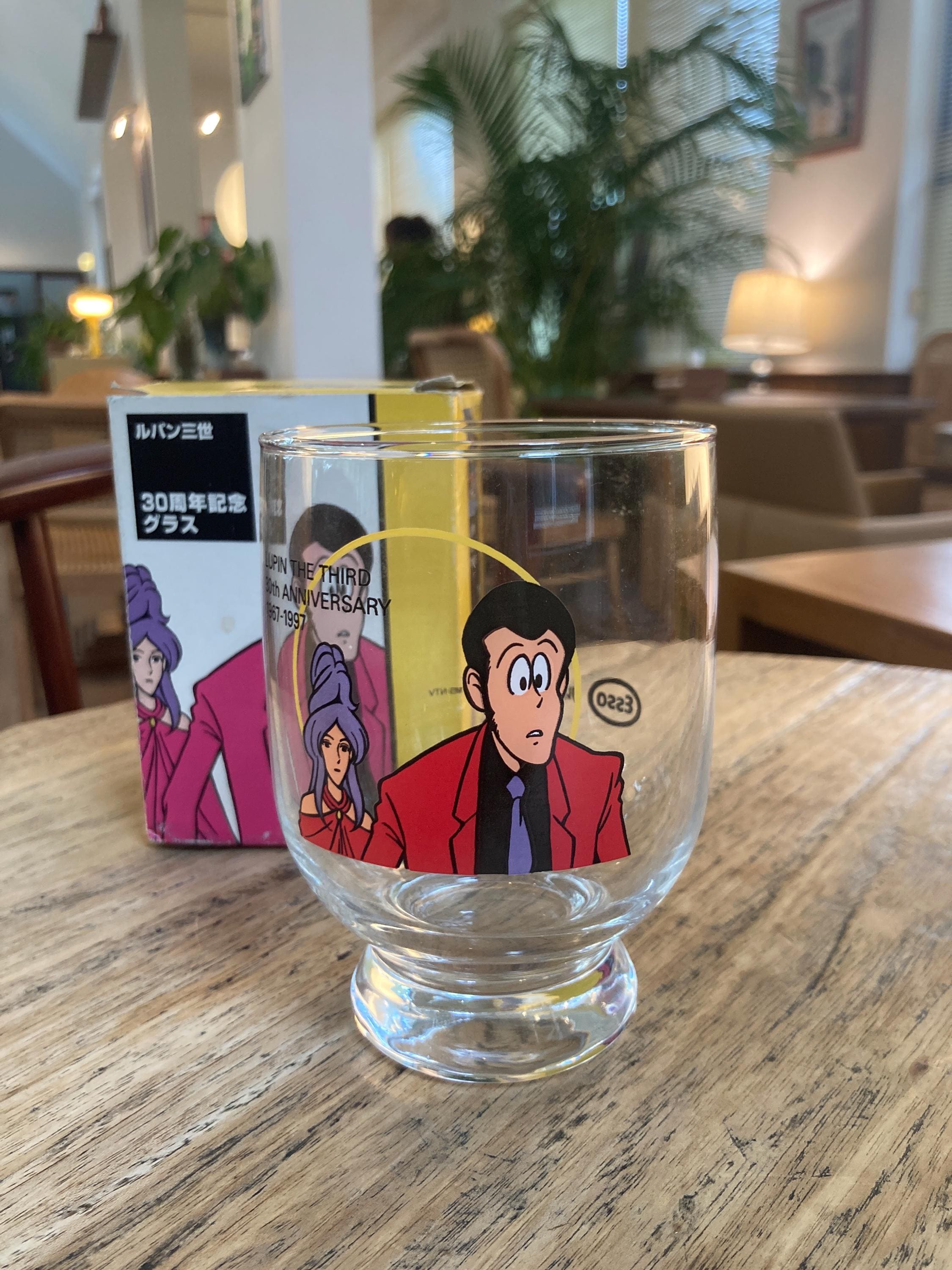 Lupin the Third Whisky Glass 30th Anniversary 1967-1997 by Esso - Etsy