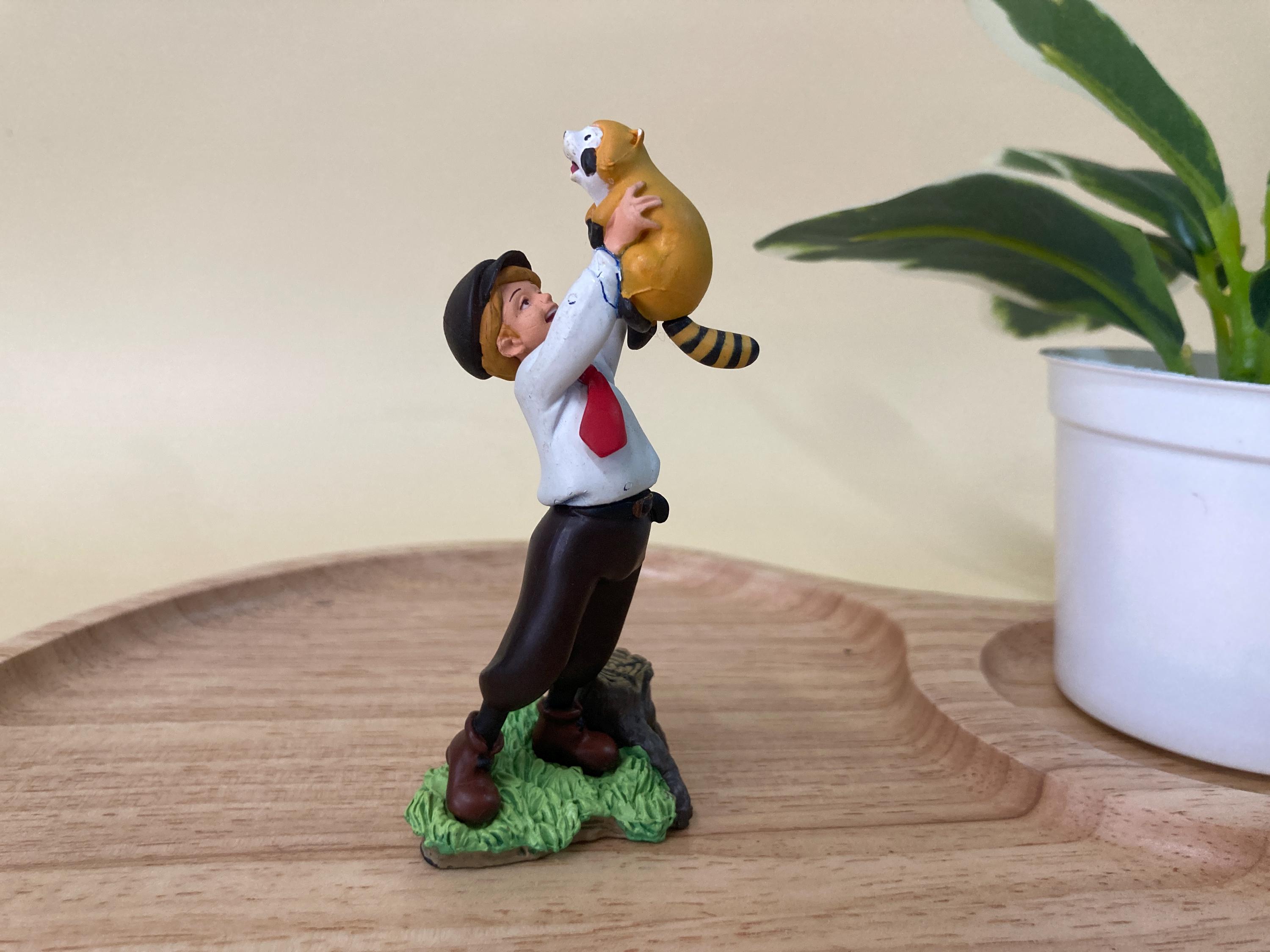 Kaiyodo Rascal the Raccoon Mini Vignette Figure Nippon Animation Memorabilia