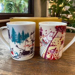 Mug Tasse MOOMIN Yamaka Shoten Blanc Environ 350ml Micro-Ondes Japon