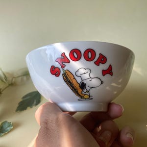 Snoopy Rice Bowl - Etsy