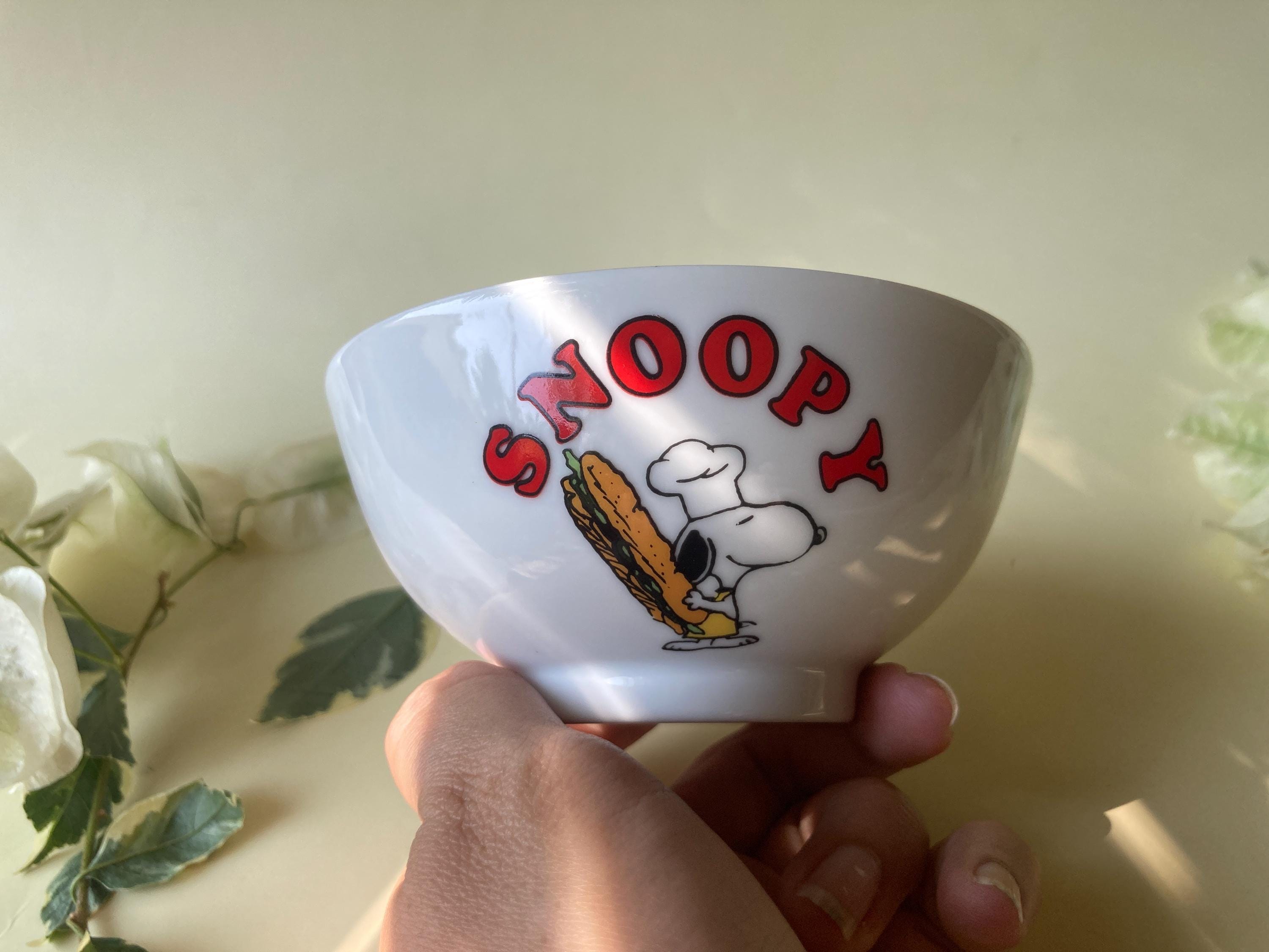 SNOOPY♥ライスボウル Snoopy Rice Bowl - Etsy