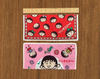 Pañuelo de Maruko-chan de los 90 / Accesorio para chicas inspirado en el manga de Japón